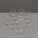 12pcs Small Glass Cylinder Vases for Centerpieces, 4 Inch Clear Flowers Vase for Wedding Decorations, Glass Hurricane Candle Holder for Home Decor Table Centerpiece