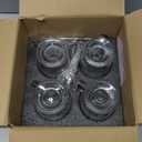 Mfacoy Glass Coffee Mugs Set of 4, Clear Large Coffee Mug 15 Oz With Handles for Hot Beverages, Clear Mugs for Tea, Cappuccino, Latte, Espresso Coffee, Juice, Glass Coffee Cups | Large Coffee Mug, With Handles, for Hot Beverages, Clear Mugs, for Tea, Cappuccino