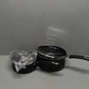 Nonstick Saucepan Set - 2 Quart and 3 Quart,Ultra Non Stick Sauce Pan Small Pot with Glass Lid,Great for Home Kitchen Restaurant,Black