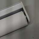 ChrisDowa Cordless Blackout Roller Shades for Windows, Thermal Insulated UV Protection Pull Down Shades, Total Blackout Window Blinds for Home, Office, Bedroom, Door (46" W x 72" H, White)