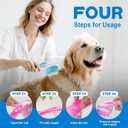 Dog Bath Brush, 2025 New 2 in 1 Dog Shampoo Brush Bubble Maker, Soft Silicone Dogs Scrubber for Bathing with Soap Dispenser, Pet Grooming Massage Brushes for Washing Long Short Hair for Dogs,Cats,Pets (Blue)