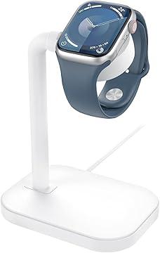 3 in 1 Wireless Charging Station for Apple MagSafe Charger, 15W Fast Qi-Certified Magnetic Mag-Safe Charger Stand for iPhone 16 15 14 13 12 Apple Watch AirPods, Adjustable Angle, Blue