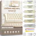 STARTSO WORLD Cream Leather Repair Kit for Furniture, Leather & Vinyl Repair kit for Car Interior, Couches, Car Seat, Jacket, Sofa, Boat or and Purse, Restores Faux, Artificial, Genuine Pleather