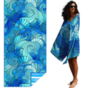 Pack Of 2 Microfiber Thin Lightweight Flat Beach Towel Sand Free Quick Dry Absorbent Compact Towels for Swimming Pool Camping Beach Accessories Large Easy Pack Travel Things for Vacation Essentials Adult Gif