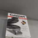 Cuisinart Waffle Maker, 1250W Round Classic Waffle Iron, 5-Setting Adjustable Browning Control, WMR-CANAS, Brushed Stainless