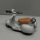 Scooter for Labubu with Light and Music, Have A Seat for Labubu Accessories, Mini Electric Doll Scooter Interactive Decor Desktop Ornaments for Labubu Collectors