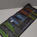 Excel/Word/Power Point/Windows Mouse pad,Non-Slip&Waterproof Large Gaming Office pc Desk mat,Over 200 Keyboard Shortcuts Mousepad(27.6L x 11.8W inches)