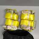 KJE E-Track Ratchet Straps, 4 Pack 2" x20' Heavy Duty Cargo Tie-Downs, 4500LBS Breaking Strength, Standard E Track Fitting Tie Down Ratcheting Strap for Cargo Vans, Trucks, Trailers