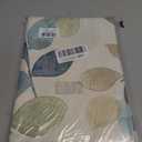 Randall Colorful Leaf Printed Rectangle Decorative Tablecloth 60"x84"x1 Wrinkle Free and Spillproof Oblong Table Cloth Cover for Home Kitchen Dinning and Party(6-8 Seats, Blue/Green/Tan)