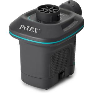 INTEX QuickFill Electric Air Pump: Inflates and Deflates Air Mattresses, Inflatable Kayaks, Boats, Toys (23.0CFM)