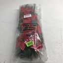 Hotop 6 Pcs Christmas Artificial Poinsettias Florals 19.6 Inch Large Christmas Poinsettia Decorations Red Green Christmas Flower Picks Stem for Christmas Tree Ornament Wreath DIY Xmas Party Decor