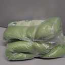 SpaceTime Cooling Mat for Dogs,Waterproof Dog Beds for Small Medium Large Sized Dogs,Bolster Cat Beds for Indoor Cats,Pet Beds with Sides for Puppy Crate,Non-Slip,Easy Maintenance (Green-Avocado, L)