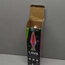 Pink and Tie Dye Spiral Lava Lamp | 14.5" Inches Tall | Aluminum Base and Cap with 25W Bulb Included | Classic/Vintage Liquid Motion Lamps | Multi-Colored Dynamic Blob Effects