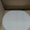 Lampshade Diffuser, 17.5" Diameter Round Diffuser Lamp Shade for Drum Style Lampshades Pendants Softening Light, DIY Light Fits 18-20" Openings, Frosted White Acrylic