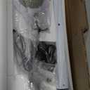 10X Magnifying Glass with Light and Stand, NUEYiO 2200 Lumen Stepless Dimmable Magnifying Floor Lamp, 2-in-1 Adjustable Metal Swing Arm Lighted Magnifier, Mag Lamp for Estheticians Crafts Facial (10x & Four Wheels White)