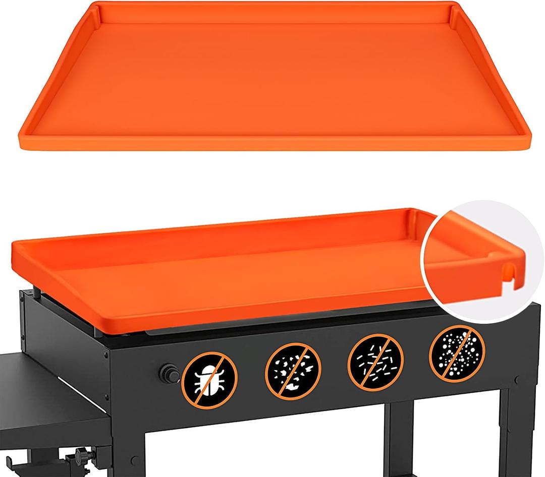 NancyL Griddle Mat Silicone Protective Cover, Full-Edge 28" Grill Cover Blackstone Accessories for Blackstone 28 Inch Griddle, Heavy Duty Food Grade Grill Cover