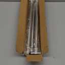 Shower Curtain Rod Square End Shower Rods for Bathroom 32"-80" Stainless Steel No Drilling for Shower Stall Living Room