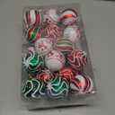 30ct Christmas Balls Ornaments- 2.36 Shatterproof Balls Ornaments for Xmas Tree Decorations, Hanging Ball Red and Green Christmas Ball Ornament Set for Holiday Party Decoration (2)