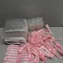 Tioncy 80 Pcs Mini Loaf Pans with Lids Spoons Sealing Stickers, Mini Cake Pans, Aluminum Foil Baking Bread Containers, Bakery Party Supplies 6.8oz for Wedding Birthday Party (Bow)