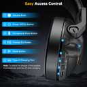 SG600 Wireless Gaming Headset for PC, PS5, PS4, Laptop, Mac, Nintendo Switch, 2.4GHz & Bluetooth 5.3 Gaming Headphones with Noise Canceling Mic, Stereo Sound, 70+Hr Battery, 15ms Latency