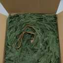 Watayo 2 Pcs Christmas Norfolk Pine Garland, 6 Ft Dense Real Touch Pine Garland Ornament, Realistic Artificial Pines Greenery Garlands for Mantle, Table, Fireplace, Indoor, Outdoor Xmas Decoration