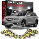 LED Interior Light Kit Package Replacement for ACURA RDX TB3 TB4 2013 2014 2015 2016 2017 2018, Super Bright 6000K White
