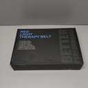 Cordless Back Massager Belt - FSA-HSA Eligible Red Light Therapy Massage Belt with 5 Heating Levels,3 Vibration Modes, Lower Back Massager for Pain Relief Deep Tissue,4 Motors,Battery-Powered (Blue)