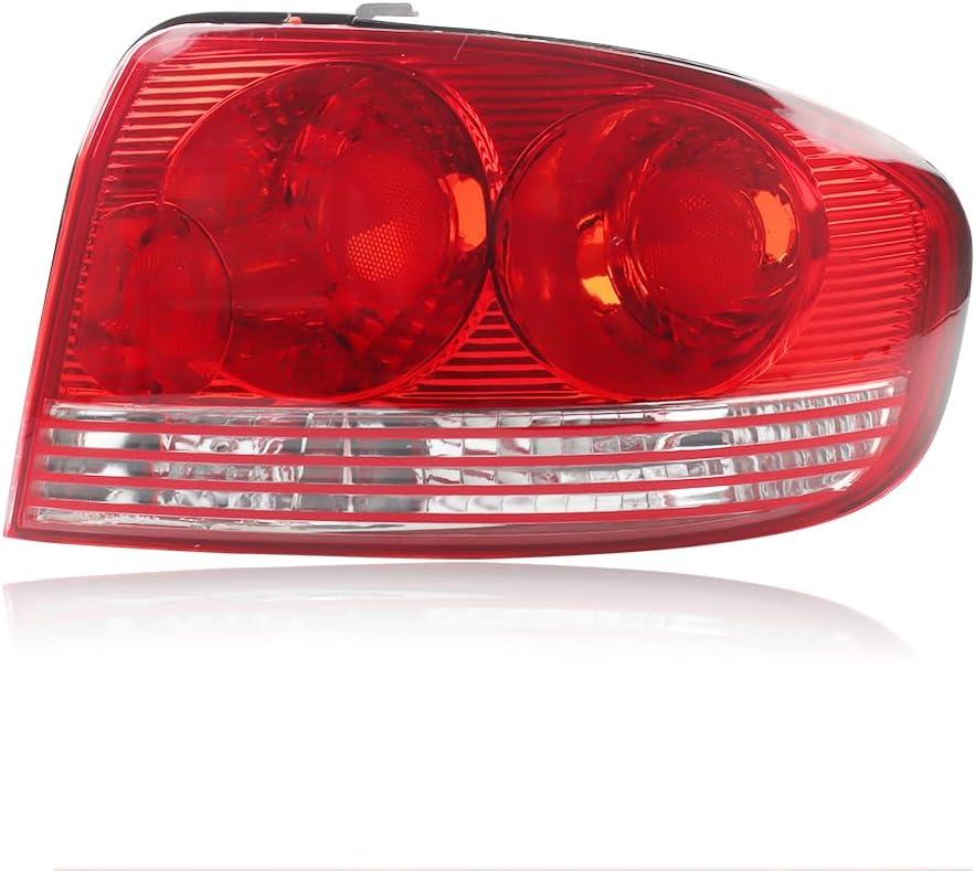 Rear Bumper Tail Lights Assembly Compatible with Hyundai Sonata 2004 2005 2006 2007 2008, Passenger Side, Brake Lamp Turn Signal Reversing Lights [No Bulb], 1 PC