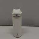 24 oz Insulated Water Bottle with Straw: Meoky Stainless Steel Metal Water Bottle with 2-in-1 Lid - Leak Proof, Cold for 24 Hours, Protective Silicone Base, BPA-Free for Sports Travel Car, Ivory