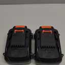 2-Pack 6.5Ah Battery Replacement for Worx 20V Battery Power ShareWA3575 WA3525 WA3578 WA3520 WA3742 WG155s WG251s WG890 WG890 WG891 Compatible with Worx 20 Volt Max Cordless Tools