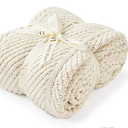 Amelie Home Soft Cozy Chenille Knit Throw Blanket 50"x60"
