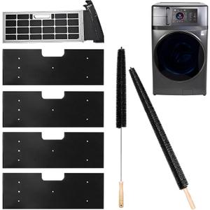 6 Pcs GE Washer Dryer Combo,WH01X35719 Lint Filter replacement with dryer vent brush,2025 New Lint Filter for Ge Washer Dryer Filter Sponge,Hand Washable and Reusable,Models: PFQ97HSPVDS