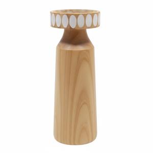 Designs Wood Large Candle Holder