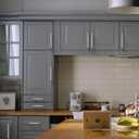 10 Pack 7-1/2''(192mm) Brushed Nickel Cabinet Pulls Stainless Steel Cabinet Handles Satin Nickel Drawer Pulls Square Cabinet Hardware for Cupboard (7.5"/192MM Hole Center)