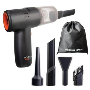 Pocket Vac Handheld Vacuum Compact Wireless Vacuum Cleaner, Lightweight Hand Held Vacuuming for Home Kitchen Car Corner Upholstery Pet Hair Dust Crumbs Cleaning