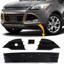 CZShiYue Fog Light Grill Cover Frame Lamp Shade Under Front Bumper for Ford Escape/Kuga 2013 2014 2015 2016 DV45-17K947-A DV45-17K946-A DV45-17K945-B (Grille Left Triangle)