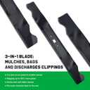 21 inch Mulching Blade for Troy Bilt 942-0741A TB110 TB240 TB230 TB130 TB200 TB160 TB210 TB280ES TB320 TB115 TB220 MTD Cub Cade Craftsman 742-0741 742-0741A 942-0741 21" Deck Lawn Mower