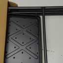 HBTower 3 Step Ladder, 3 Step Stool for Adults, 3 Step Ladder Folding Step Stool with Cushioned Handle Step Ladder with Wide Pedal Ergonomic Design,Black