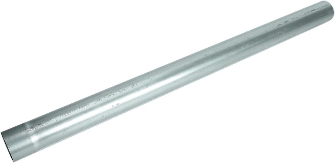 Silver Galvanized Straight Exhaust Pipe Tubing Steel Straight Tube Piping 4FT Long 3 Inch OD 48 inch Tailpipe Exhaust Pipe Exhaust System