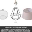 Vintage Brushed Nickel Pendant Light Kit,E26 Lamp Socket DIY Pendant Light Cord,Adjustable Hanging Light Fixtures for Kitchen,3Pack