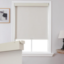 Joydeco No Drill Blackout Shades, Free-Stop Cordless Roller Shades, UV Protection, Thermal Insulated Blinds for Indoor Windows, Easy Install Window Blinds for Home and Office (Beige, 22" W X 75" H)