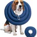 Soft Dog Cones, Recovery Dog Donut Collar After Surgery- Cone of Shame Alternative, Pet Elizabethan E-Collar Anti-Bite Lick Wound Healing Adjustable for Dogs, 2XL