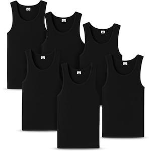 Diamond Star Men's A-Shirts Tanks Multipack 6 Pack S
