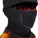 Balaclava Ski Face Mask for Men Women-Breathable Winter Cold Weather Gear Thermal Shiesty for Skiing Motorcycle Outdoor Work (Black)