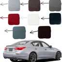 CZShiYue Car Rear Bumper Tow Hook Cover Cap Towing Eye for Infiniti Q50 2014 2015 2016 2017 2018 850714GA0A 85071-4GA0A Trailer Cover (Silver, Right Passenger Side)