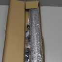 Black Curtain Rods for Windows 28 to 60 inch, Adjustable Curtain Rod Set with Brackets Easy Install, Decorative Slender 5/8 Diameter Drapery Rod, Heavy Duty Drape Pole for Living Room, Bedroom