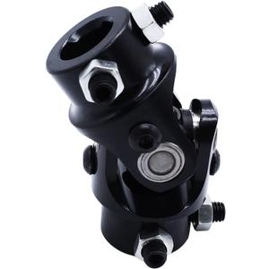 1 PC SHLPDFM Single Universal Joint Black Powder Coated 3/4" DD X 3/4" DD Universal Steering Shaft U Joint Coupler 1 PC SHLPDFM Single Universal Joint Black Powder Coated 3/4" DD X 3/4" DD Universal Steering Shaft U Joint Coupler