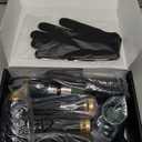 Blow Dryer Brush 5 in 1 Set,Negative Ion Air Curling Wrap Air Curler, Hot Air Styler Round Brush Blow Dryer Curling Iron Hair Styling Tools Gift for Dry,Volumize, Straight,Curl,100-120V (Green)