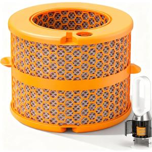 PH04 Filter Replacement for Dyson Purifier Humidify+Cool Formaldehyde PH04 PH03 PH3A PH02 PH01, Filter Replacement compatible with Dyson Air Purifier, Carbon Fiber Evaporator Filters