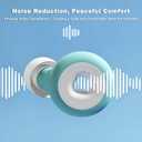 Reusable Silicone Ear Plugs for Sleep & Noise Reduction – Super Soft, Hypoallergenic Ring Earplugs – 20dB Noise Cancelling – Includes 3 Sizes (S/ M/ L) & Storage Box